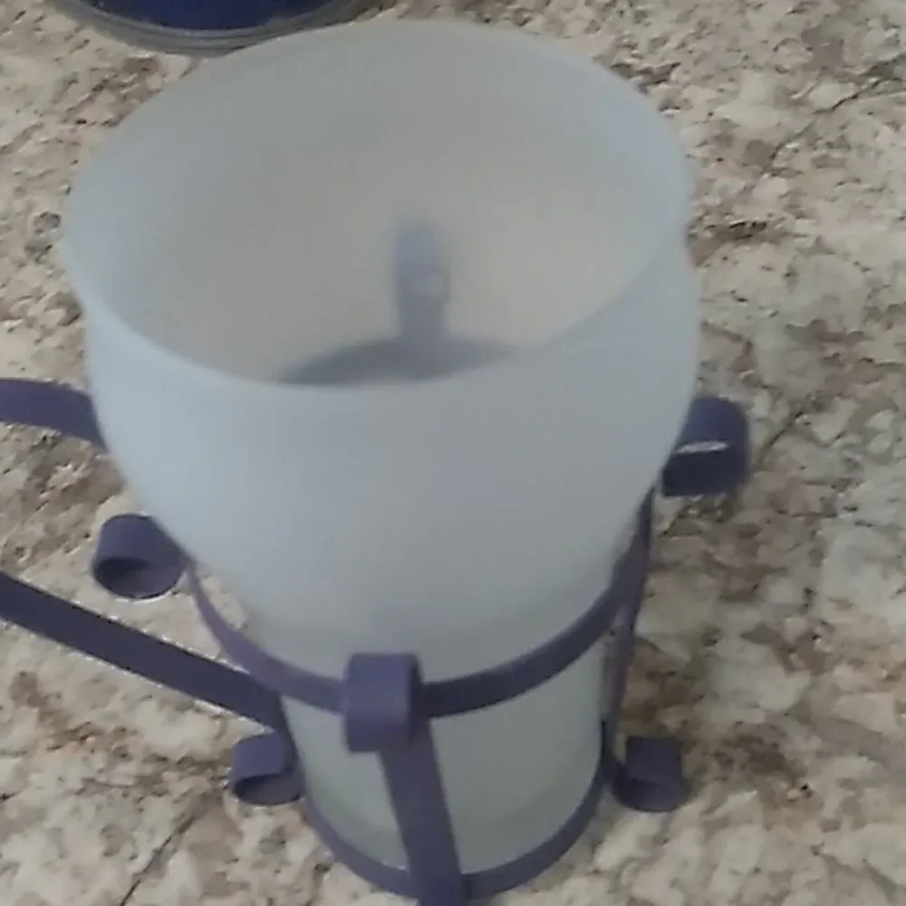 Set of Four Frosted Soda Glasses